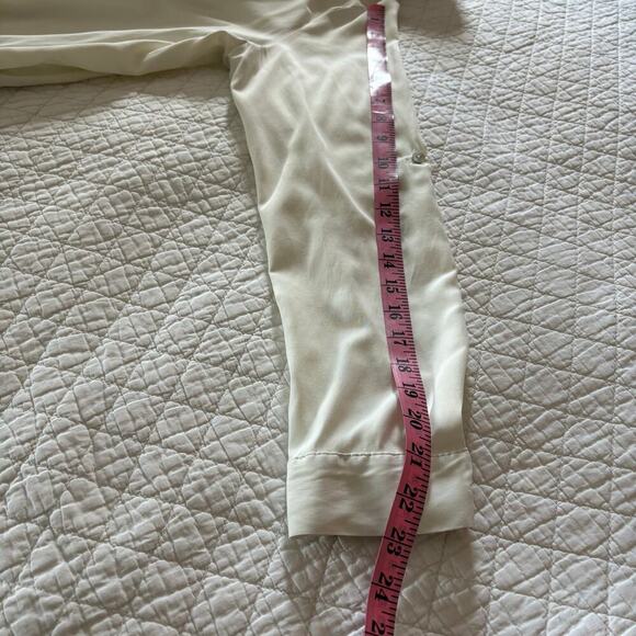 UMGEE Shirt Dress Blouse Bone L Light Academia Preppy Elevated Elegant Granola - Picture 8 of 8